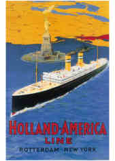 Holland-America Line Vintage Posters - Classic Prints of Ocean Liner ...